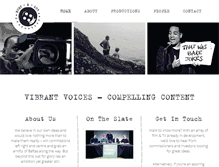 Tablet Screenshot of bustagutproductions.com